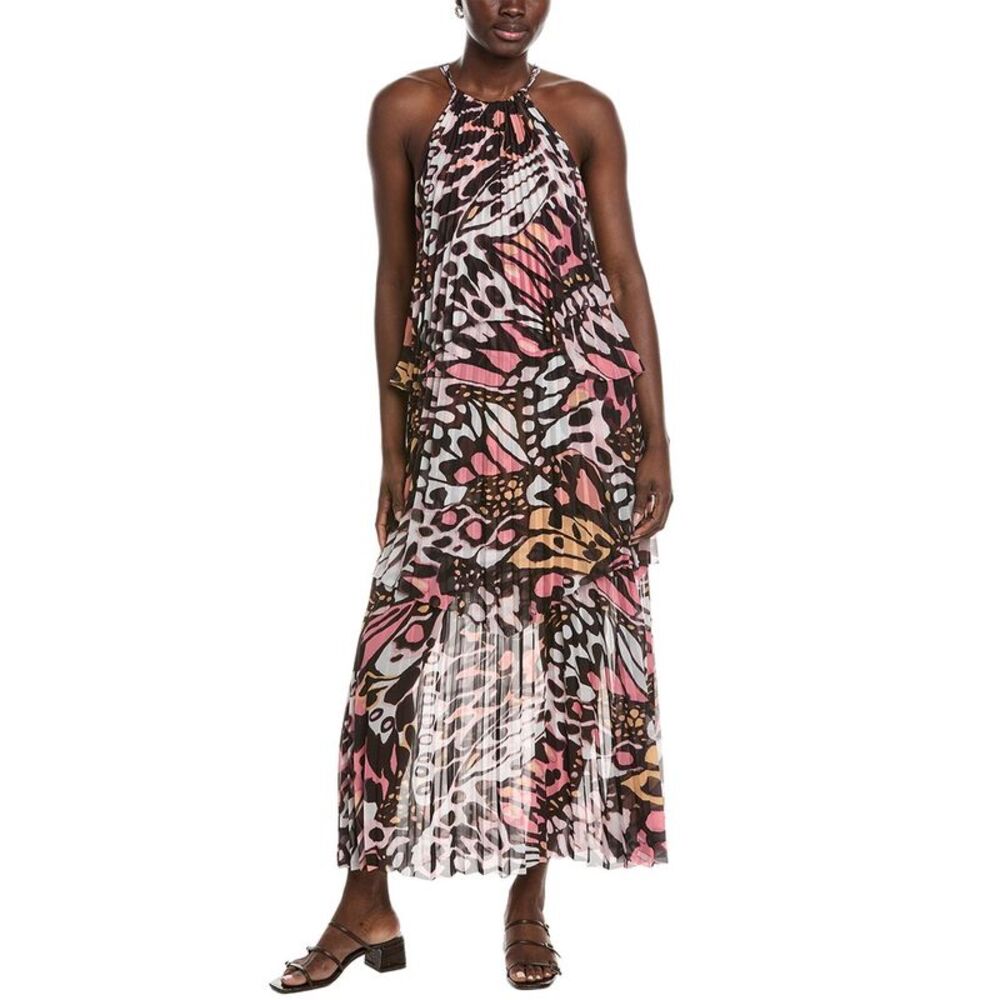 Marc Cain Womens  Printed Dress, Pink
